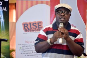 Mr. Lanre Olu-Adeyemi, Senior Special Assistant to the Ondo State Governor on Special Duties, Research and Strategy representing the Governor at the #IYD2016NG event.